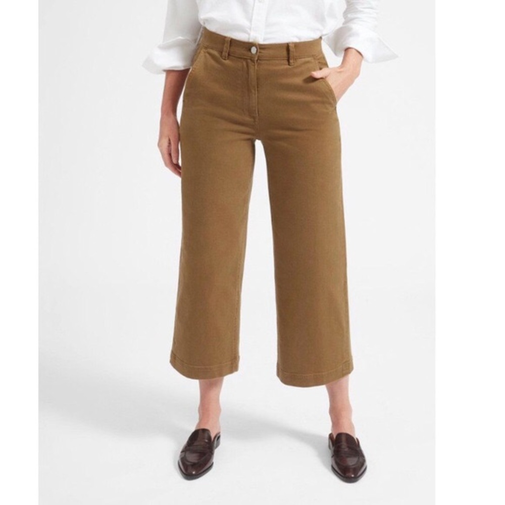 Ochre Everlane Wide Leg Crop Pant